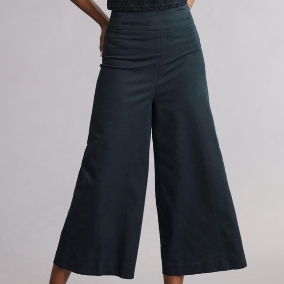 Anthropologie Pants - Maeve wide leg cropped pants